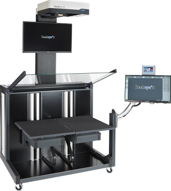 Overhead book scanner / for formats 16 % larger than A1 (635 x 914mm / 25 x 36 inch)