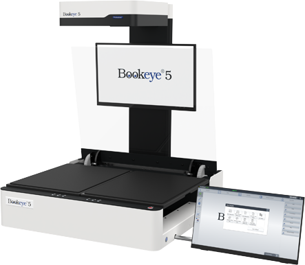 Overhead book scanner / for formats 16 % larger than A1 (635 x 914mm / 25 x 36 inch)