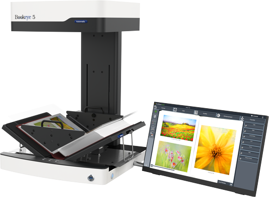 Three control buttons on the front panel of the scanner optimally positioned to operate for high throughput and ease of use. 
Fast USB 3.0  lets you take your scans with you.