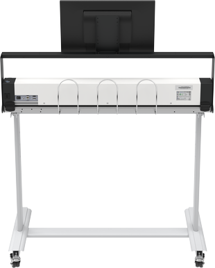 Small footprint of the scanner keeps the MFP solution compact and it can be easily moved. Required depth is less than 25